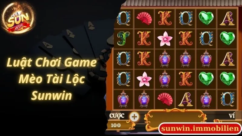 Luật chơi đơn giản của game mèo tài lộc Sunwin