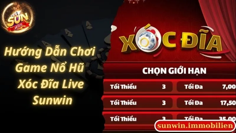 Hướng dẫn tham gia cá cược nổ hũ xóc đĩa live Sunwin